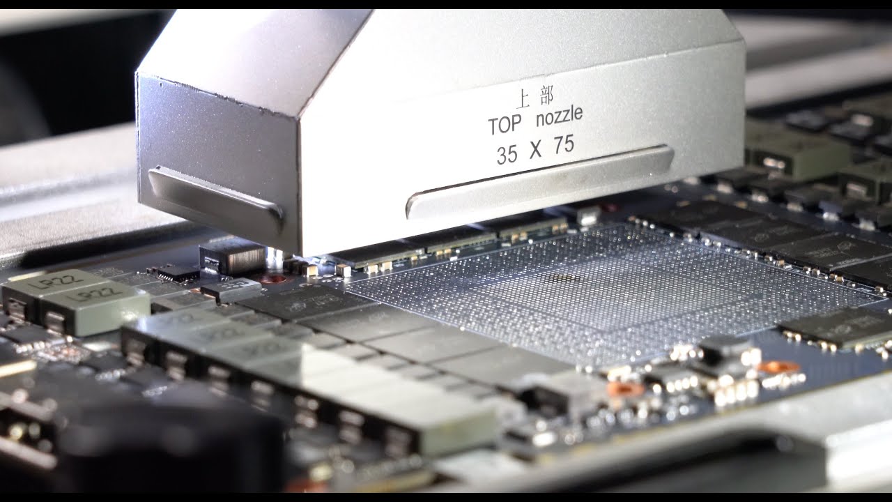 Night in the shop of a video card technician - 48GB 4090
