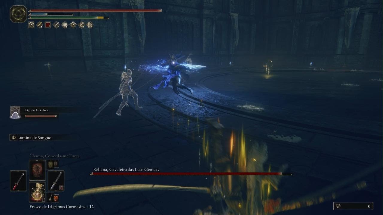 Elden Ring Shadow of the Erdtree - Rellana, Cavaleira das Luas G&ecirc;meas Boss Fight