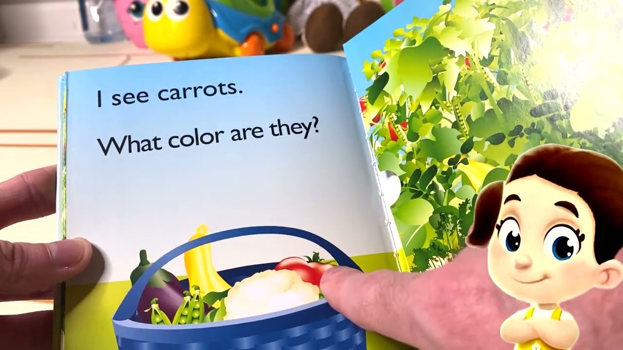 Storytime : Reading What's In My Garden? - Children's Book of Colors