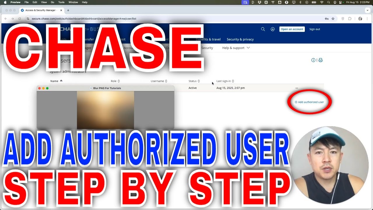 ✅  How To Add Authorized User To Chase Online Banking🔴