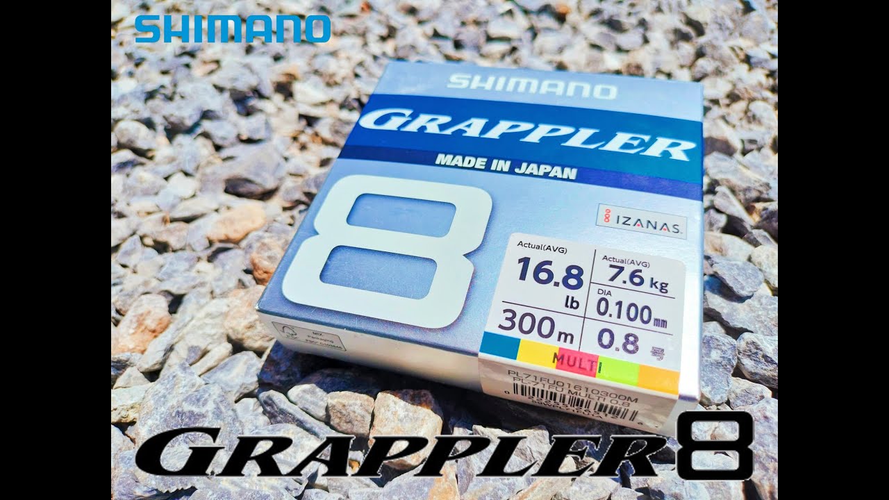 รีวิว...สาย Shimano GRAPPLER 8  #SHIMANO #GRAPPLER8