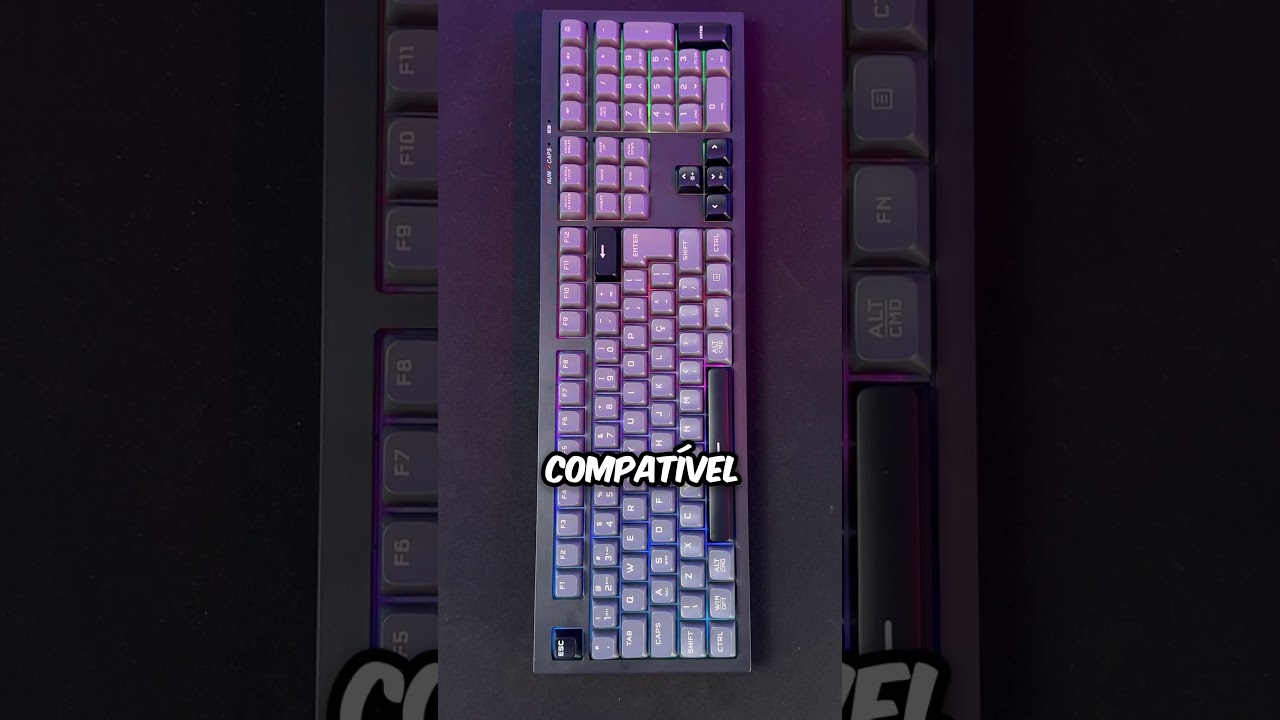 Redragon Crux Pro RGB &mdash; Conforto, Estilo e Conectividade no Seu Setup Gamer! #brasil #compacto
