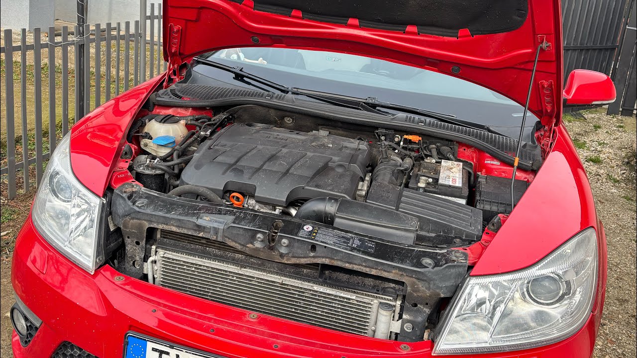 Skoda Octavia mk2 2.0 TDI olaj csere 