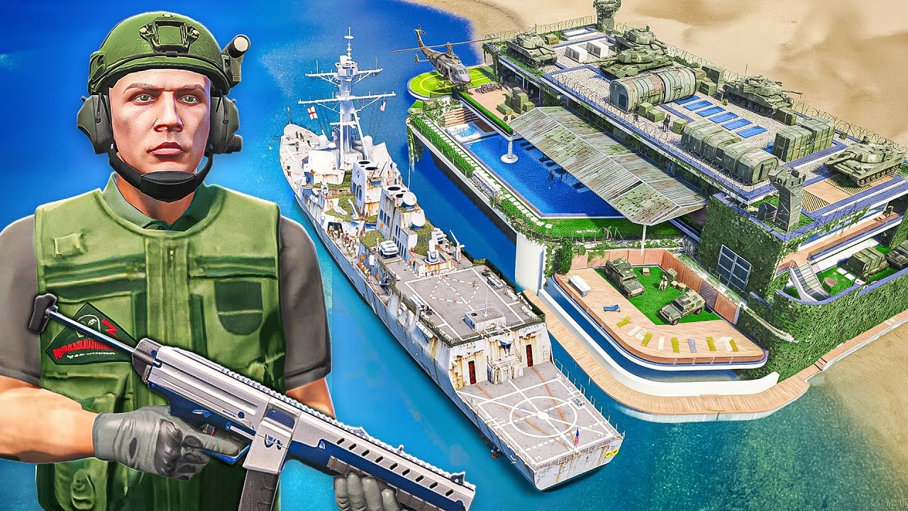 ICRIMAX HAUS zu MILIT&Auml;R BASIS UPGRADEN in GTA 5!