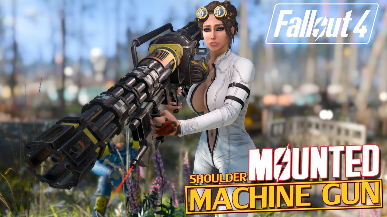 Fallout 4 - SHOULDER MOUNTED MACHINE GUN - Rat Runners Arsenal All Uniques Locations (Xbox One/PC)