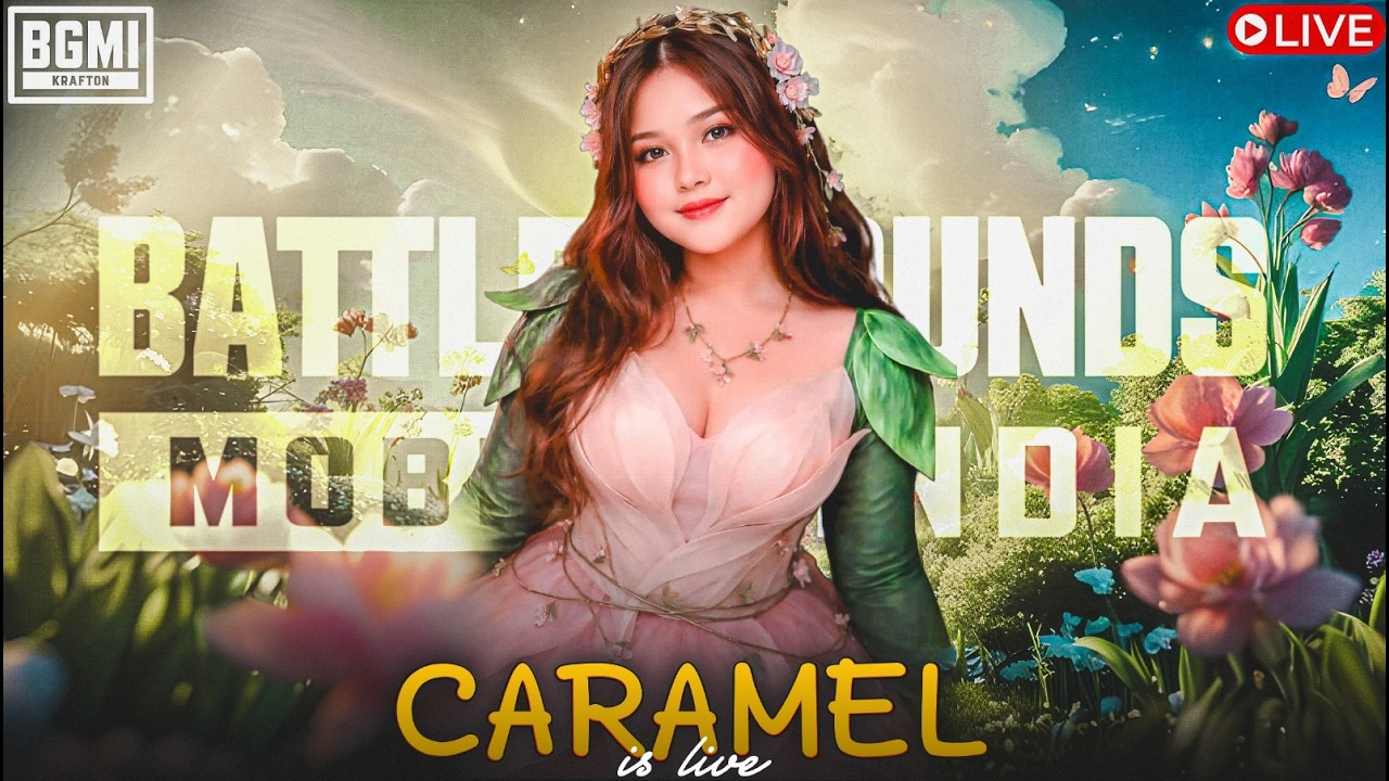 30+ kills chicken? bgmi live gameplay | CARAMEL IS LIVE #bgmilive #pubglive #bgmi #pubg #girlgamer