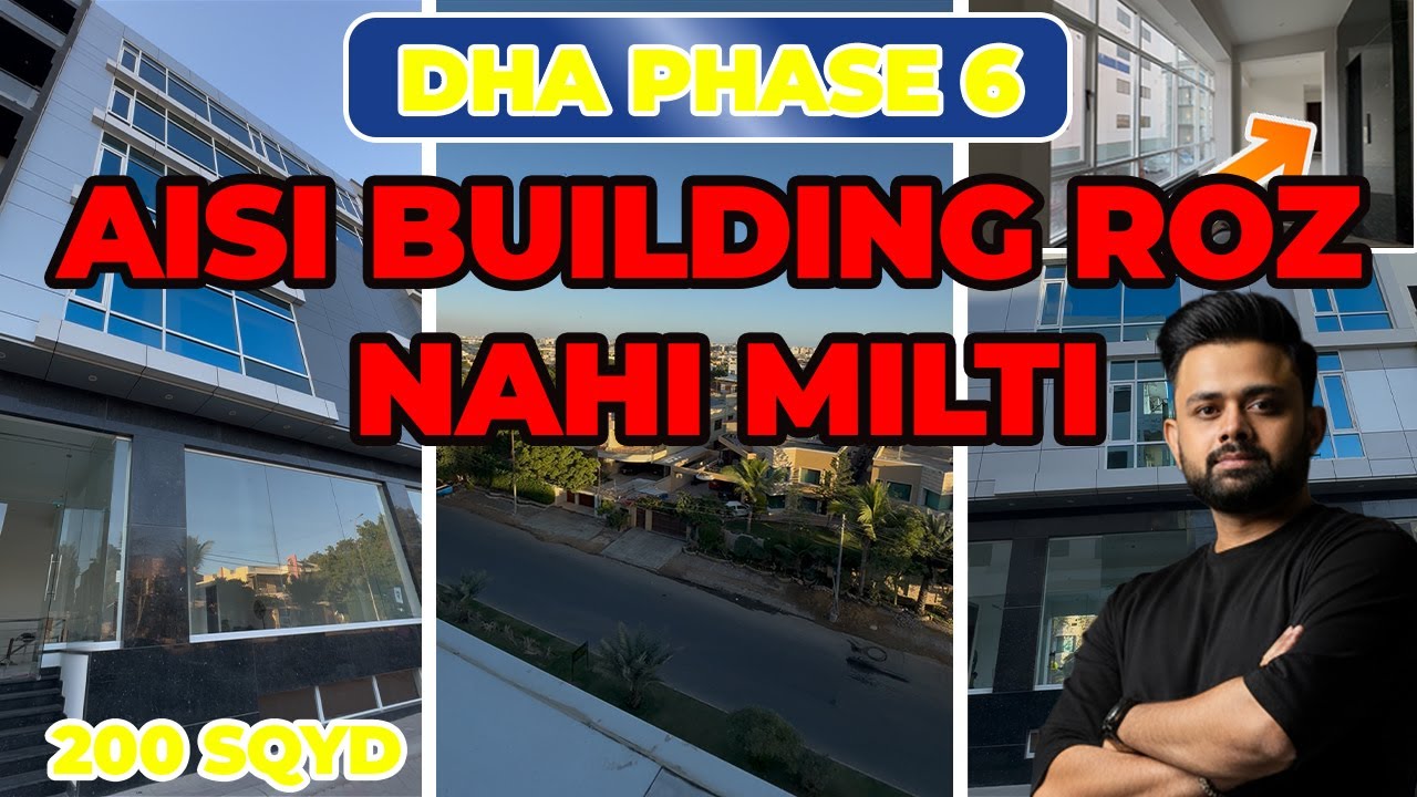 200 Sq Yards Commercial Building For Sale | Ittehad & Bukhari Commercial DHA