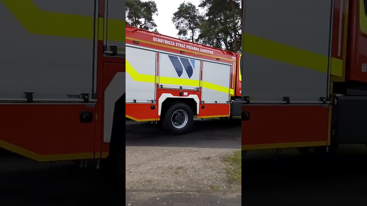 POST&Oacute;J 669[P]51 SCANIA WISS GBA Z OSP ZAKRZEWO NA POKAZACH STRAŻACKICH W ZAKRZEWIE