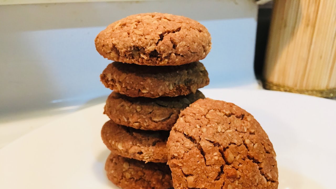 Simple honey oats cookies