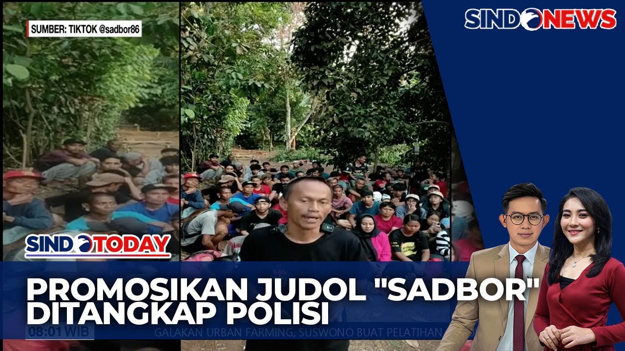 Tiktoker Sadbor Ditangkap Polisi Diduga Promosikan Judi Online - Sindo Today 02/11