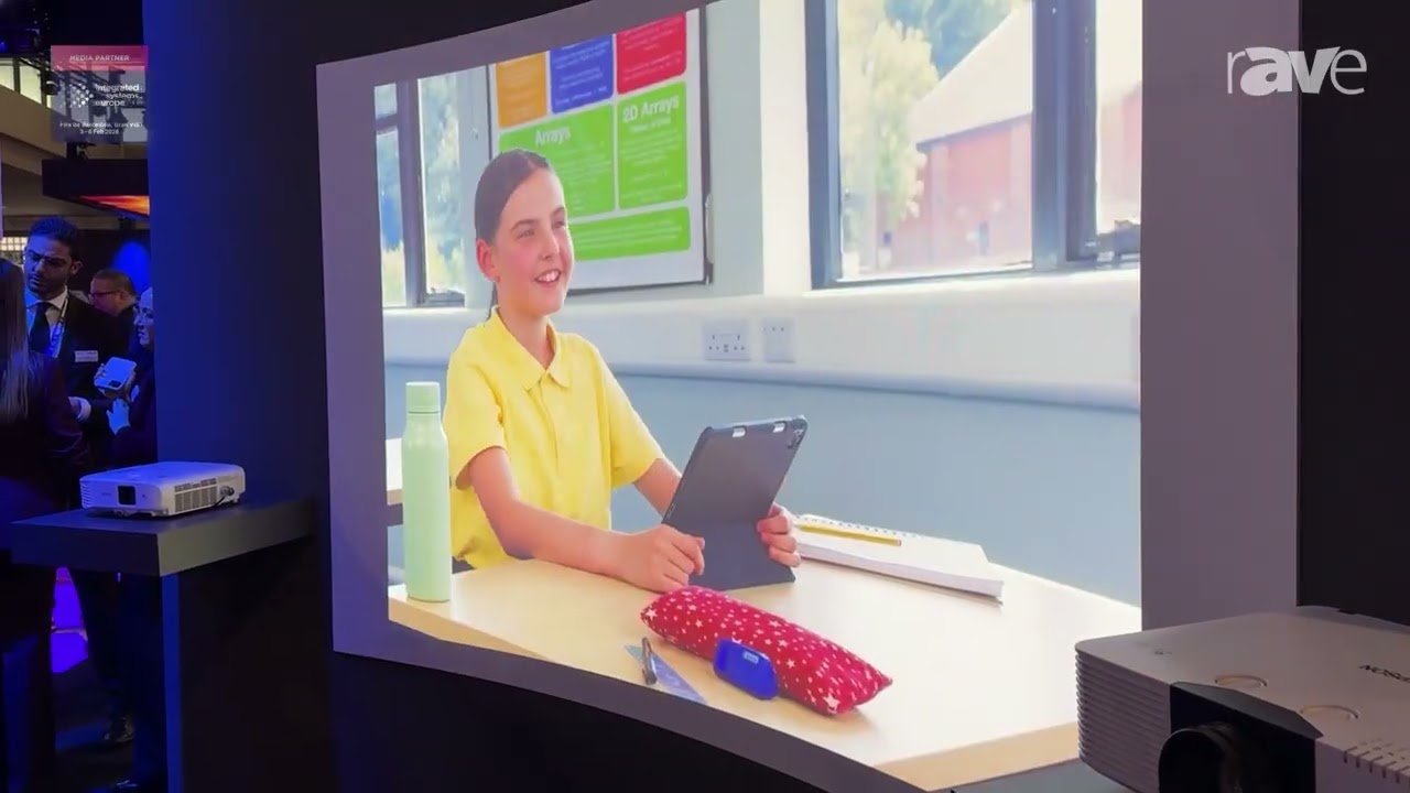 ISE 2026: Epson Booth Tour Includes K-12 Switcher and 30K Lumens 4K Projector