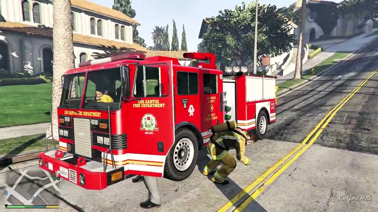Fire Truck Heist: The Ultimate Getaway Vehicle in GTA V!