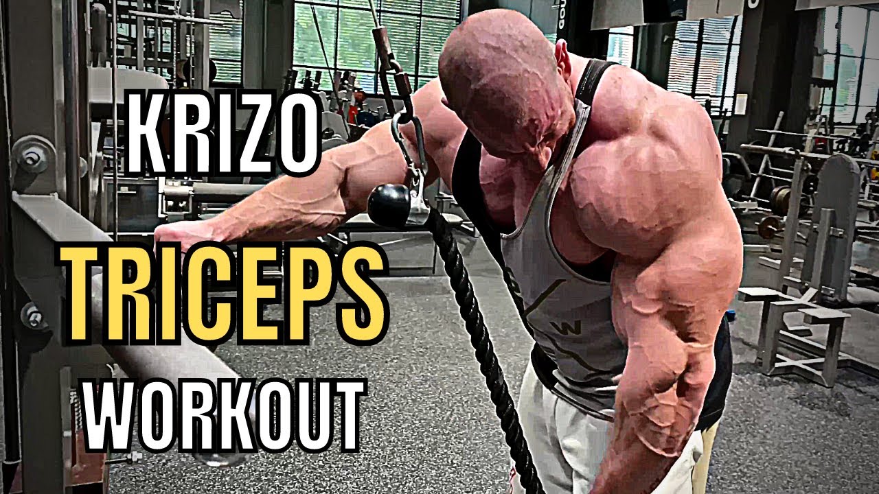 Krizo TRICEPS Workout | 2 Weeks Out