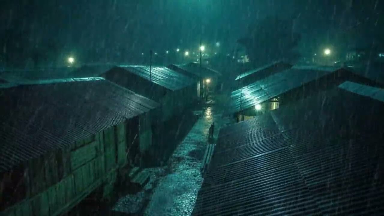 No Ads Rain Sounds for Sleeping - ASMR Violent Rain On Tin Roof for Anxiety Induced Insomnia