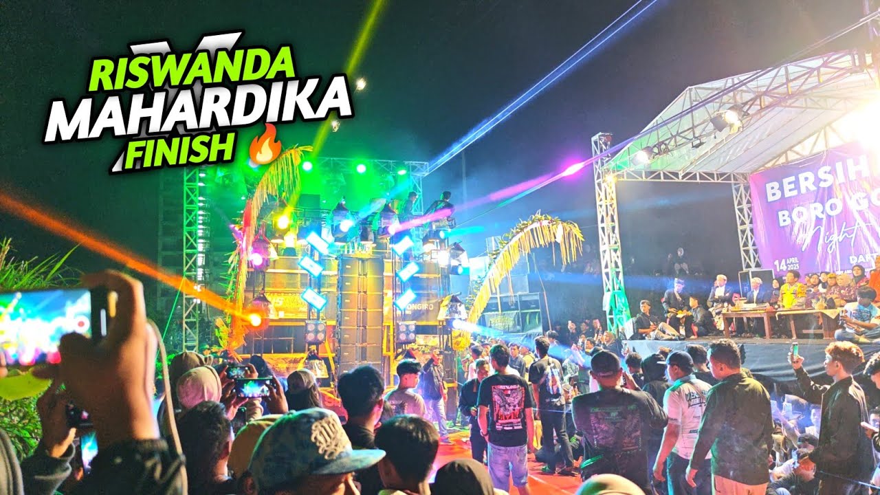 Detik detik Riswanda Mahardika menyentuh Garis Finish,,langsung Disetut depan Pak Lurah Borogondang