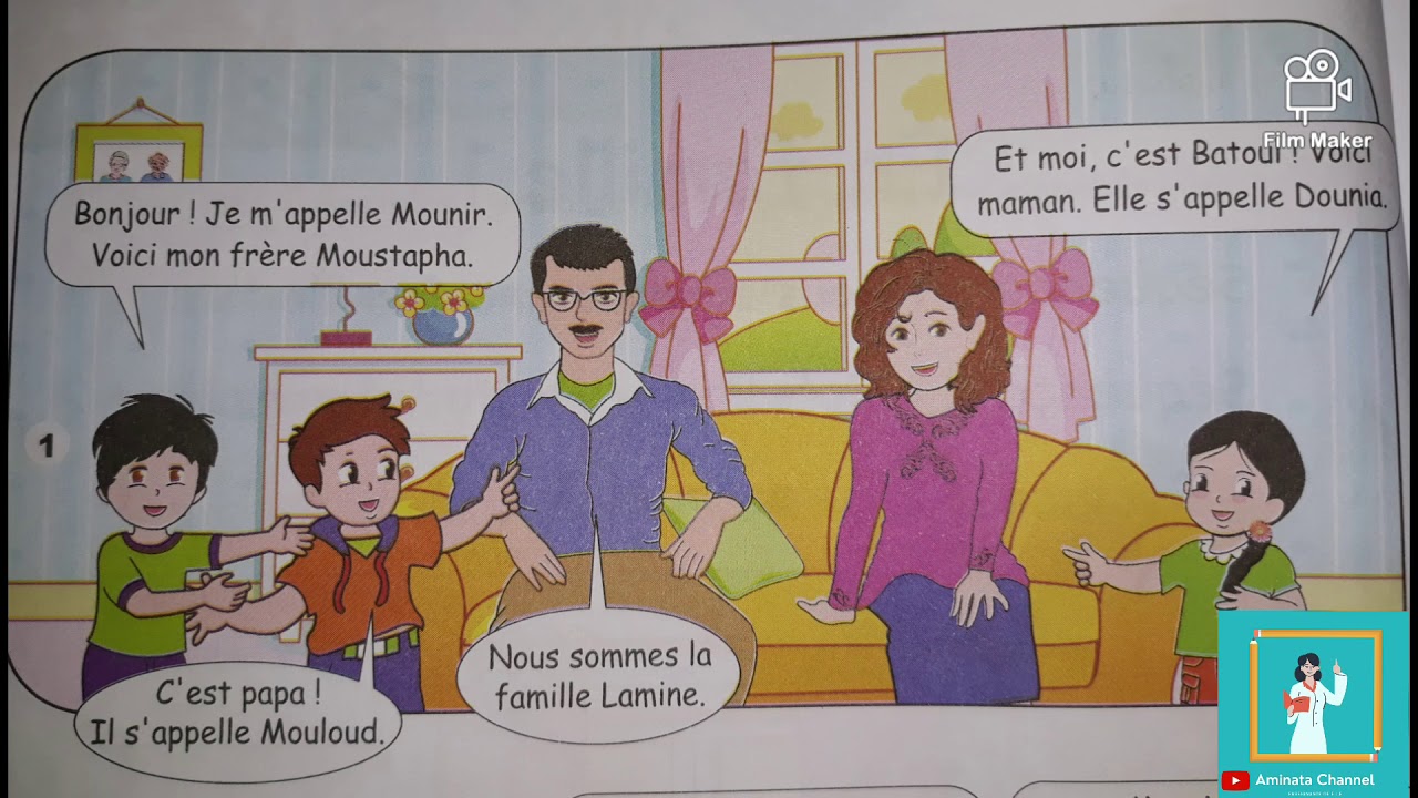 Projet 2/Séquence 01 : Nous sommes une famille . 3 Ap
