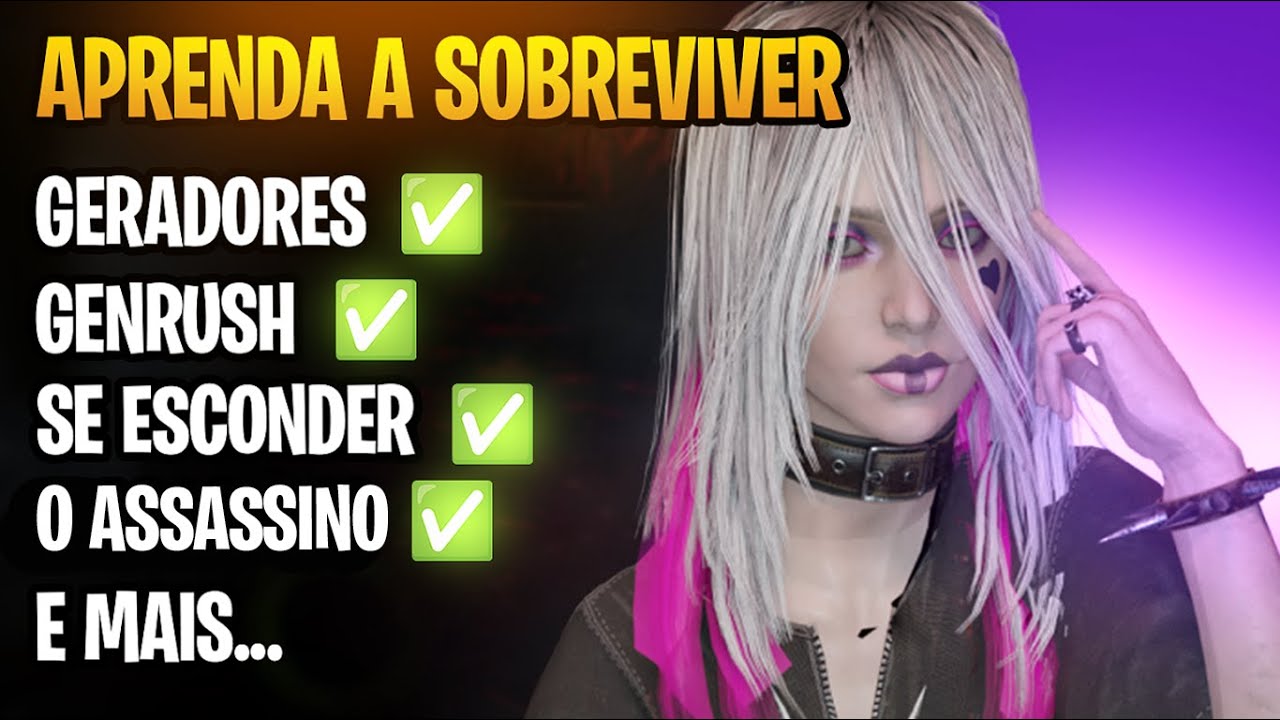 COMO JOGAR de SOBREVIVENTE (TUTORIAL COMPLETO) no DEAD BY DAYLIGHT
