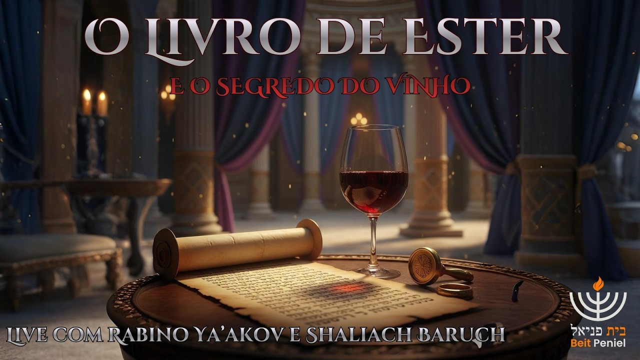 O Livro de Ester e o Segredo do Vinho - Live com Rabino Ya'akov e Shaliach Baruch