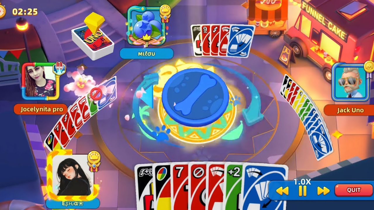 Uno Mobile Game || Go Wild X1000 with +4+6 reverse card