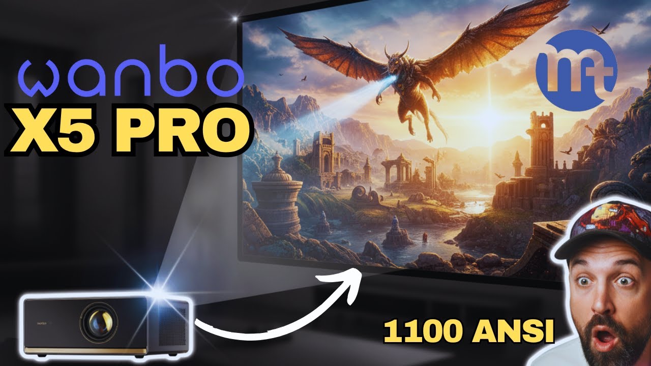 Wanbo X5 Pro (2025): &iquest;El Proyector 1100 ANSI que Destroza la Competencia? (Review Calidad-Precio)
