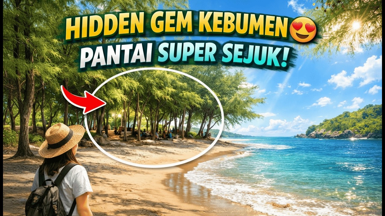 👉 Pantai Menganti Kebumen 🌊 Pesona Pesisir Selatan dengan Tebing Megah & Pasir Bersih