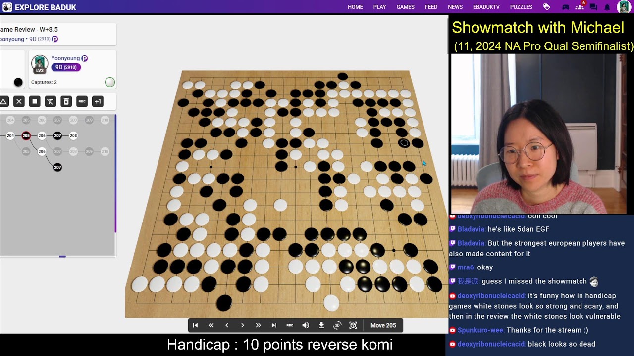 Showmatch & ExploreBaduk! | Michael Xu (11, 2024 NA Pro Qual Semifinalist)