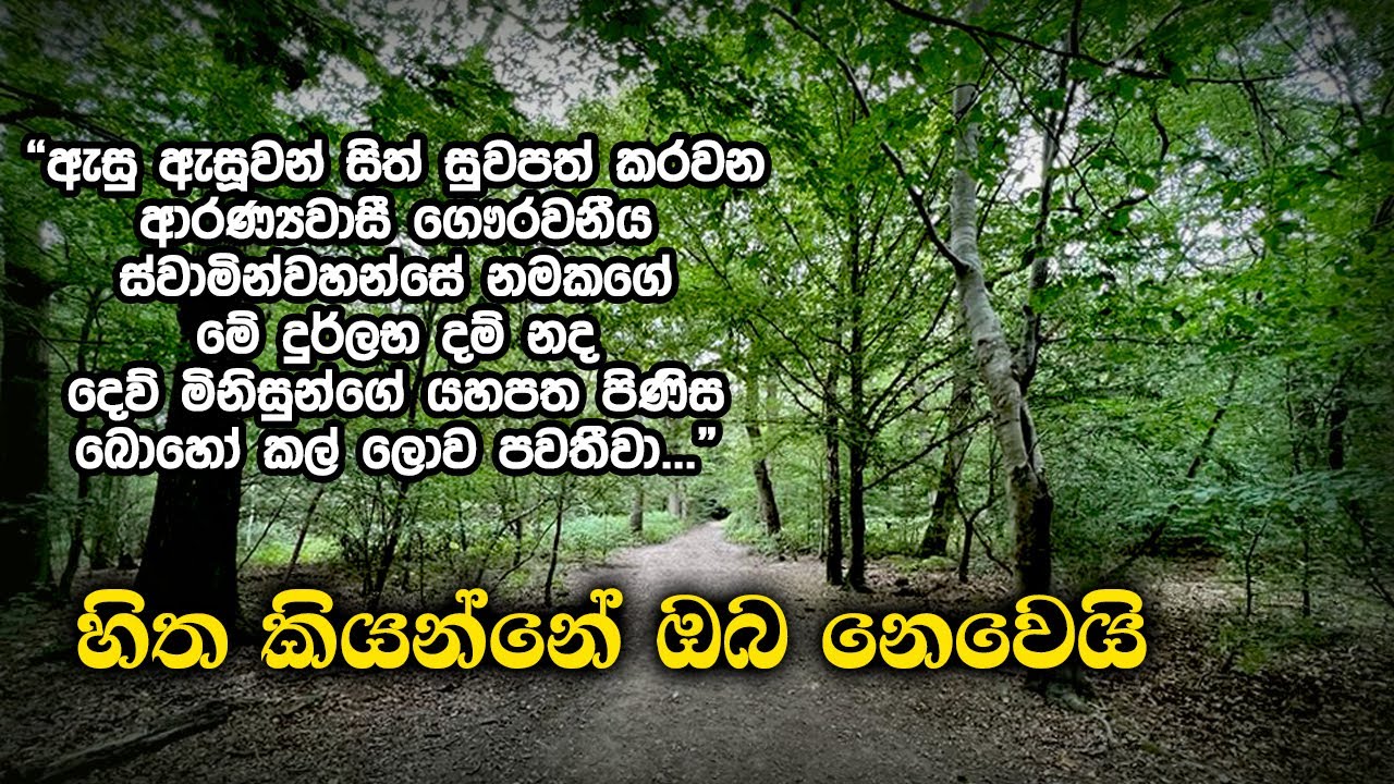හිත කියන්නේ ඔබ නෙවෙයි | Samma Ditthi UK