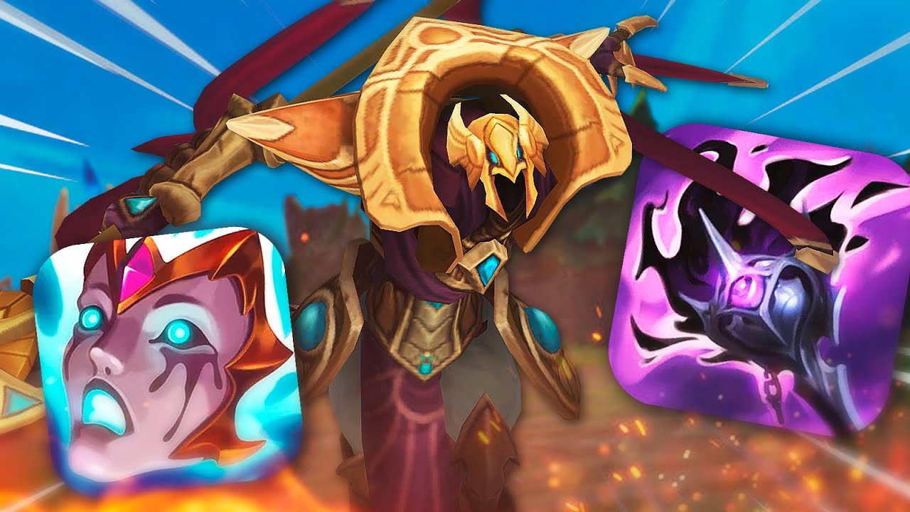 Azir pero con su build definitiva de quemaduras que derrite el 100% de vida