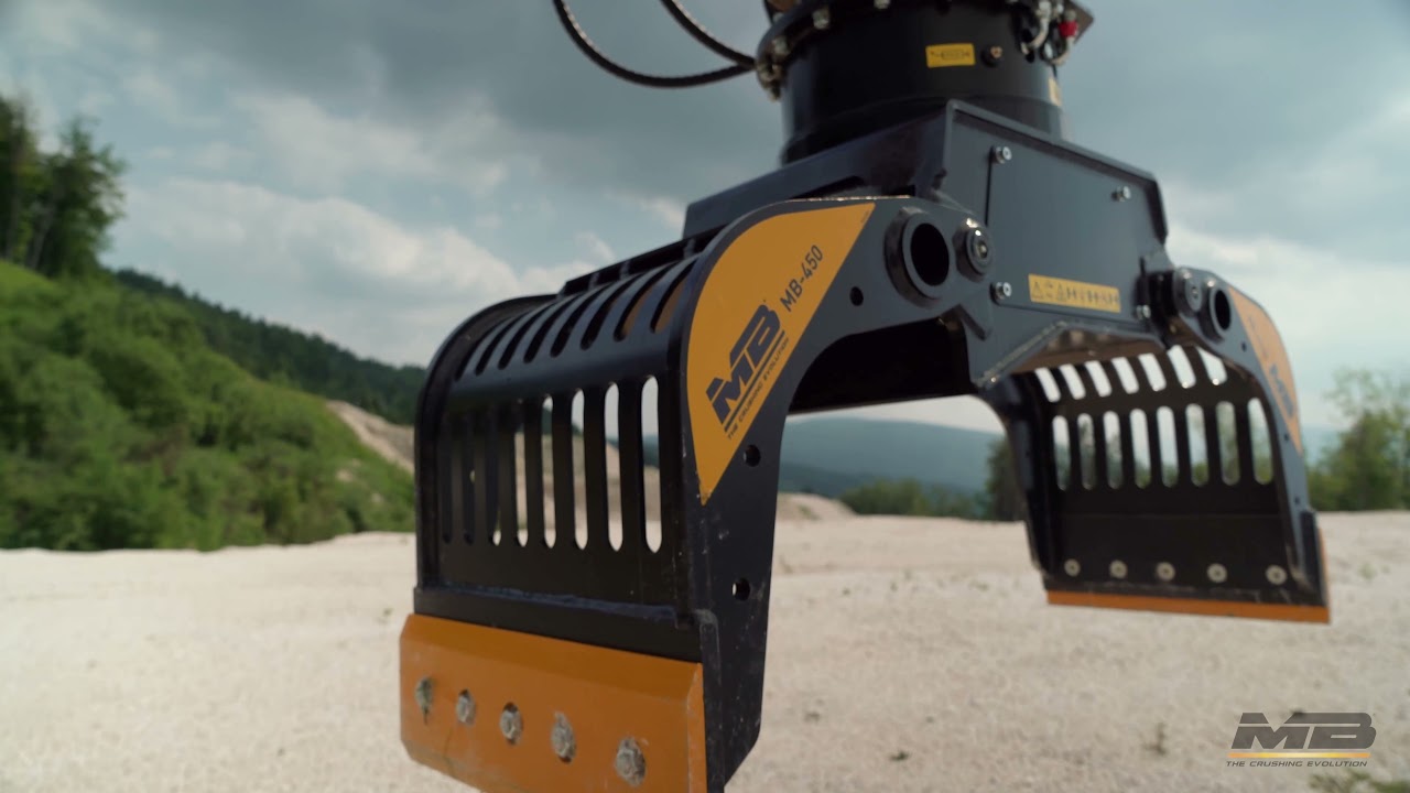 MB-G450 - La pinza selezionatrice per mini escavatori dalle 3 alle 6 tonnellate