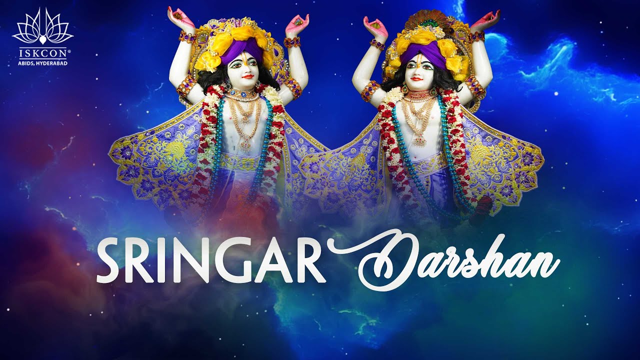 Shringar Aarti Darshan | Guru Puja | Sri Sri Radha Madanmohan Mandir | 10-01-2025 | ISKCON Hyderabad
