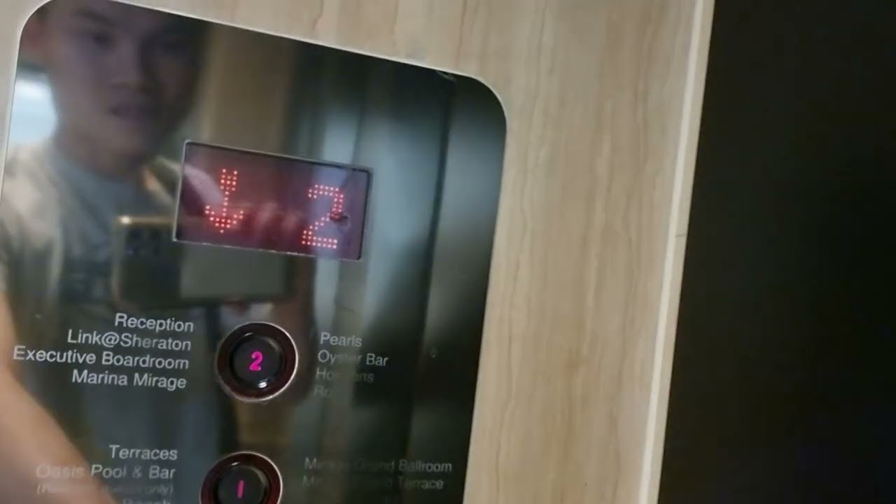 Fifteenth retake of the lifts at Sheraton Grand Mirage