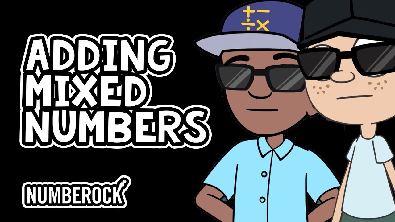 Adding Mixed Numbers Song | Add Fractions and Mixed Numbers with Like Denominators