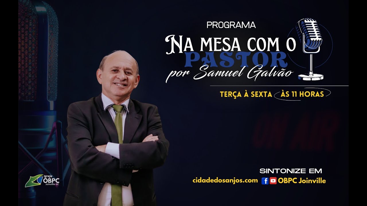Na mesa com Pr Samuel Galvão. Ao vivo.. 12/02/2026...