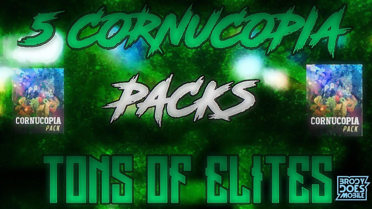 MADDEN MOBILE 17 CORNUCOPIA PACKS! 3 89 PULLS! Madden Mobile 17 Cornucopia Pack Opening!