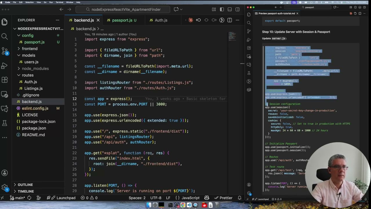 NU WebDev W11 05 Authentication   Adding a passport local strategy
