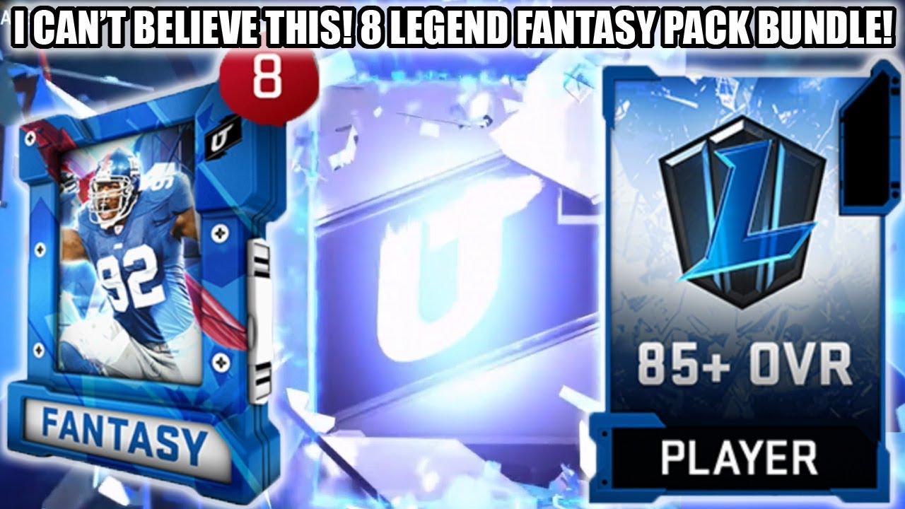 I CAN'T BELIEVE THIS! 8 LEGEND FANTASY PACK BUNDLE! | MADDEN 20 ULTIMATE TEAM
