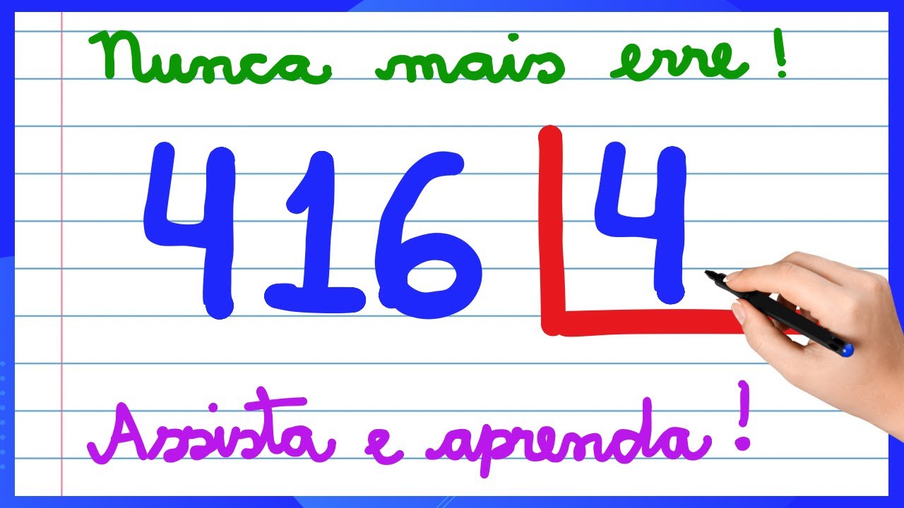 APRENDA COMO DIVIDIR PASSO A PASSO! EXPLICAÇÃO DE DIVISÃO PARA INICIANTES. APRENDA MATEMÁTICA BÁSICA
