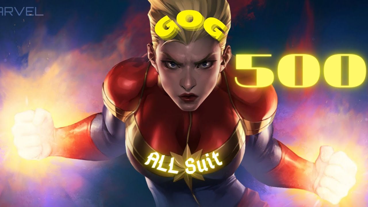 ALL 500 suites Captain Marvel in MARVEL Future Revolution | Gameplay guide