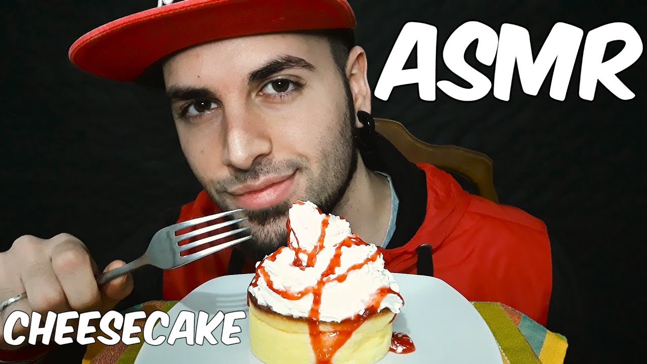ASMR Tarta de Queso Esponjosa (EATING SOUNDS)