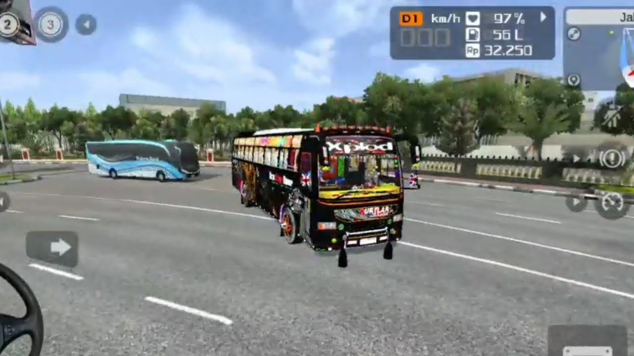 New DJ bus mod in bus simulator Indonesia##DJ bus mod 