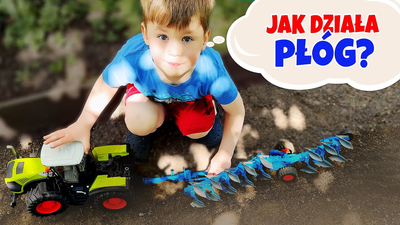 Jak działa pług? 🚜 Wielka orka i prawdziwe traktory w akcji! | Nasza Farma
