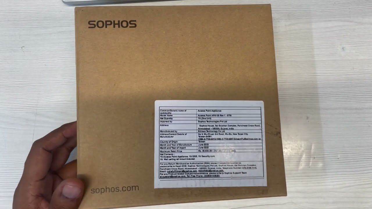 Sophos Access Point APX 120 Uboxing and Review
