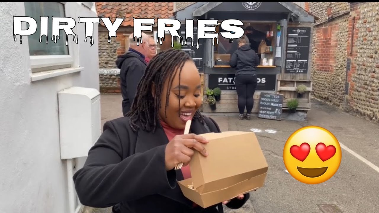 TRYING DIRTY FRIES ON THE NORFOLK COAST | FAT TEDS STREAT FOOD