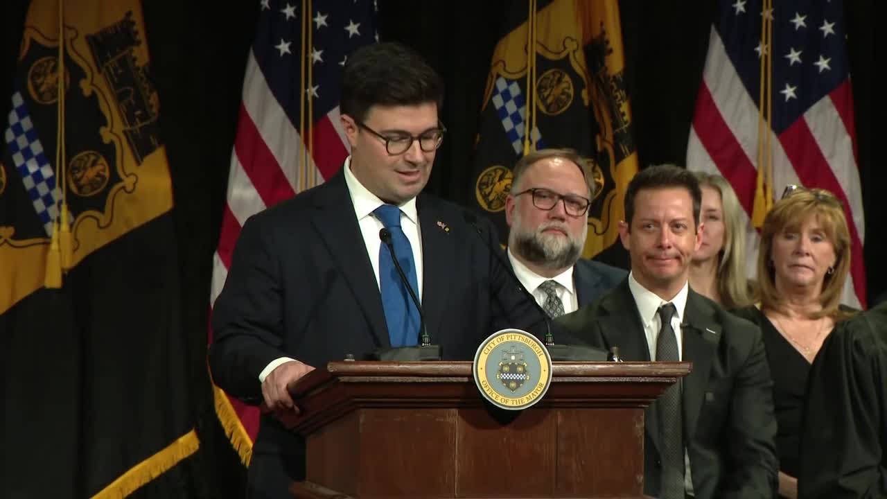 "Best days are ahead": Corey O'Connor becomes Pittsburgh's 62nd mayor