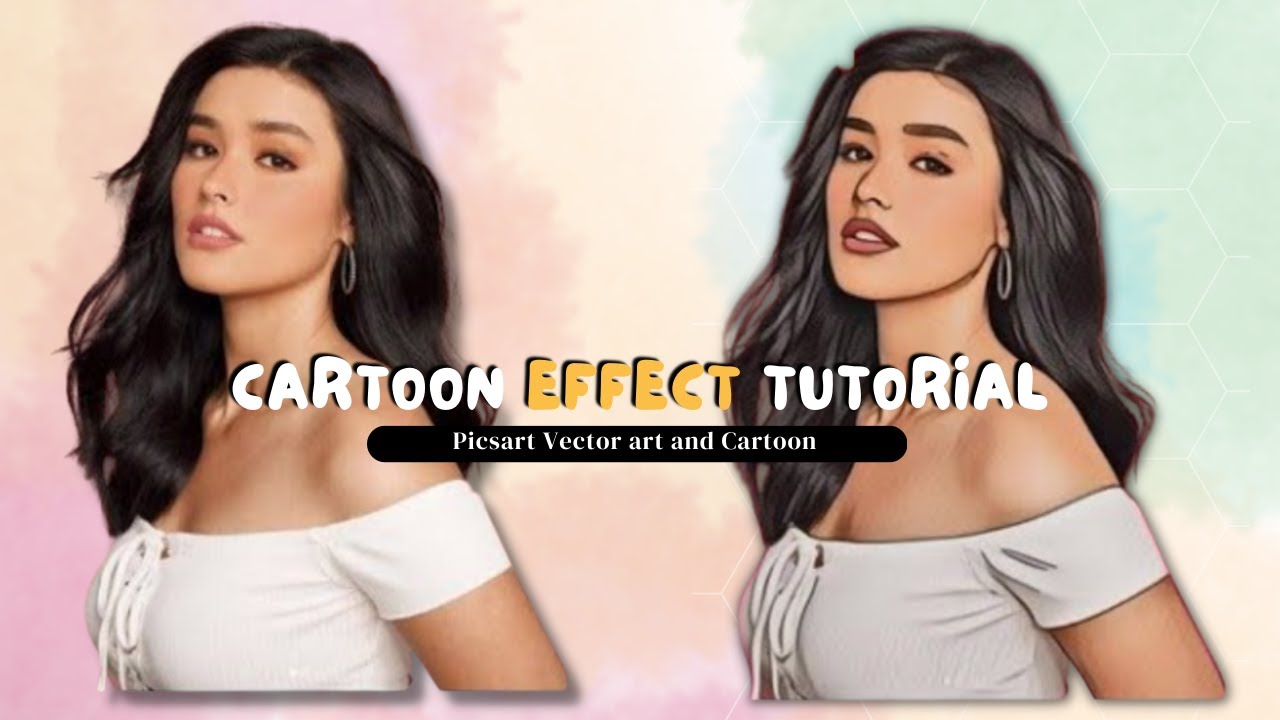 PICSART: HOW TO CARTOON YOUR PICTURE (TUTORIAL)🖌️ | PICSART PORTRAIT VECTOR ART ✨