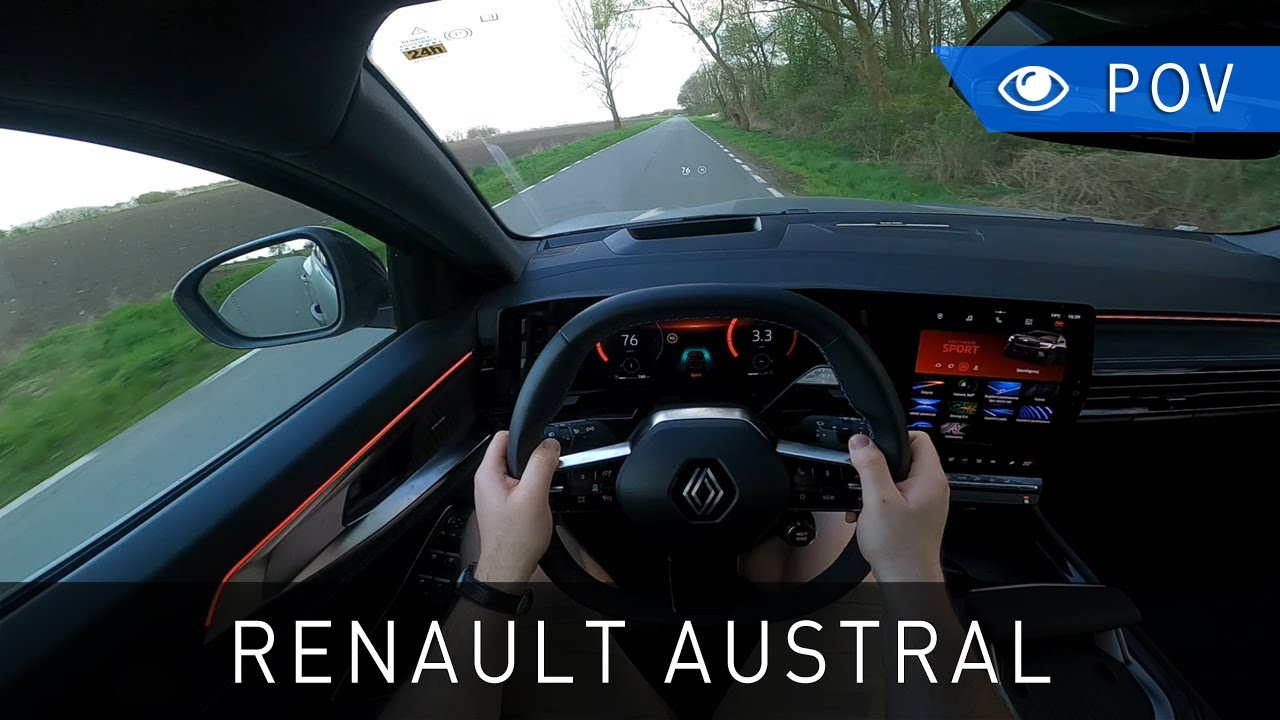 Renault Austral Iconic Esprit Alpine 160 KM (2023) - POV Drive | Project Automotive