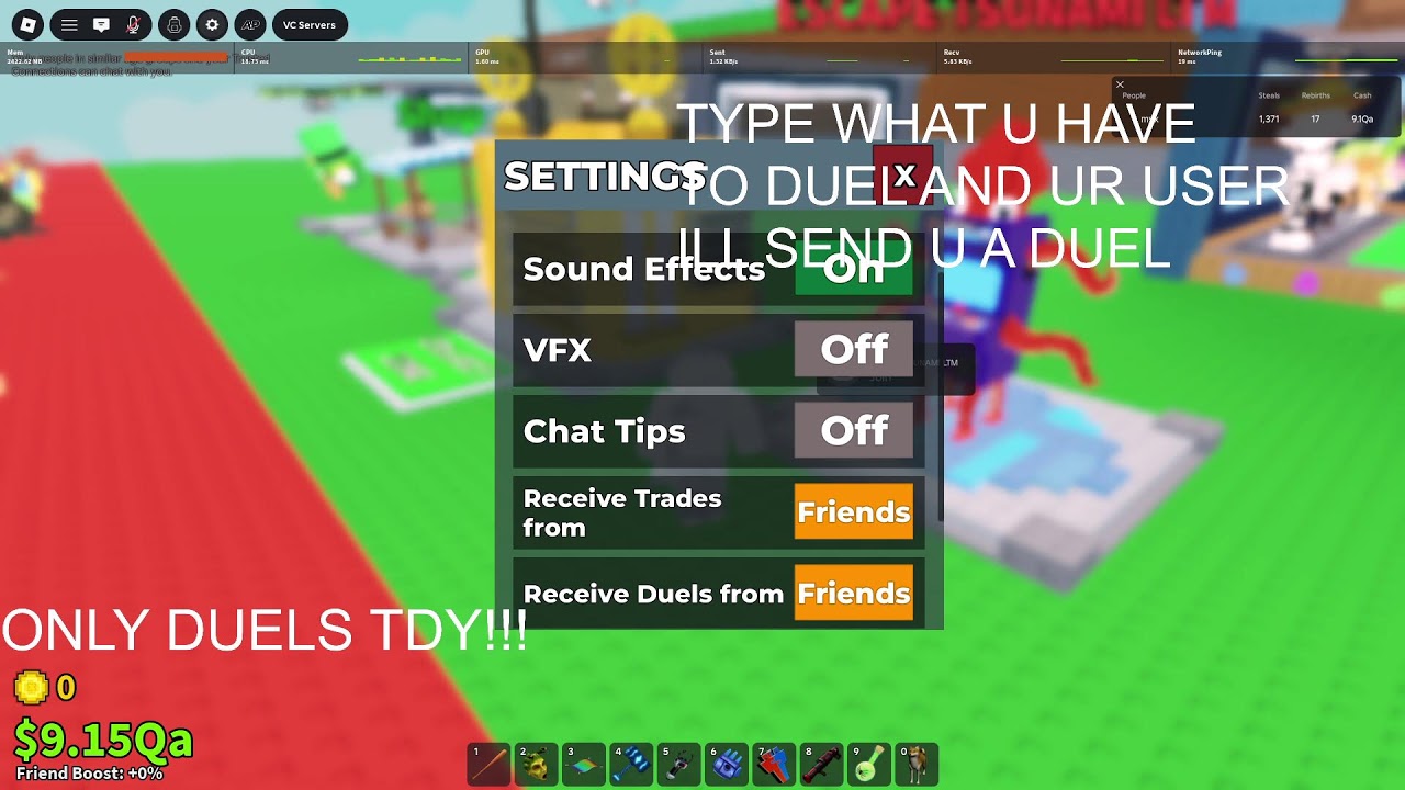 Playing SAB (dueling stream) placeholder only