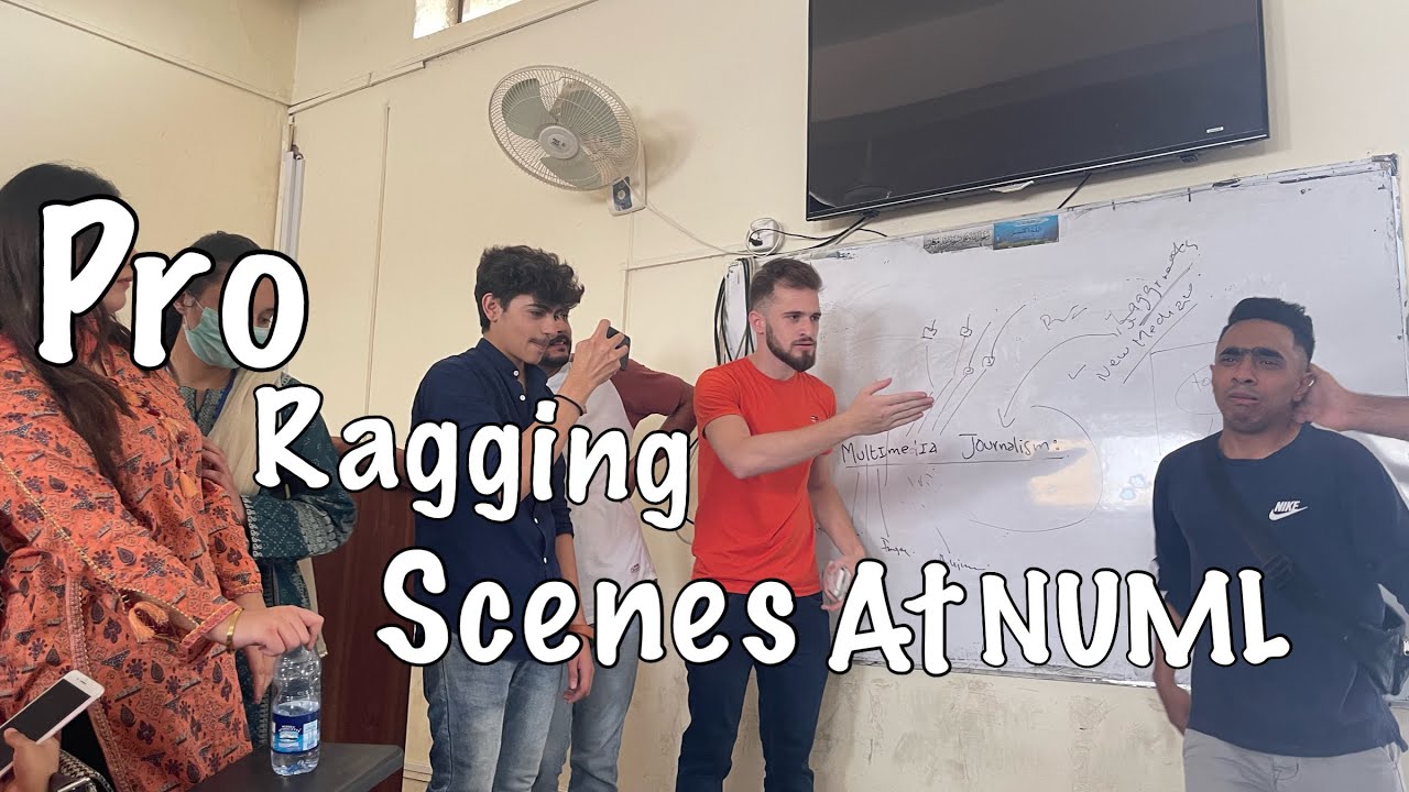 Pro Ragging Scene At NUML Islamabad September 2022.