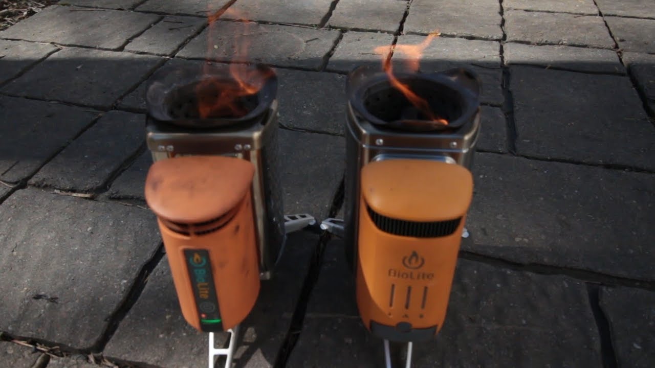 BiLlite Campstove Vs BioLite Campstove 2 Boiling Water Race