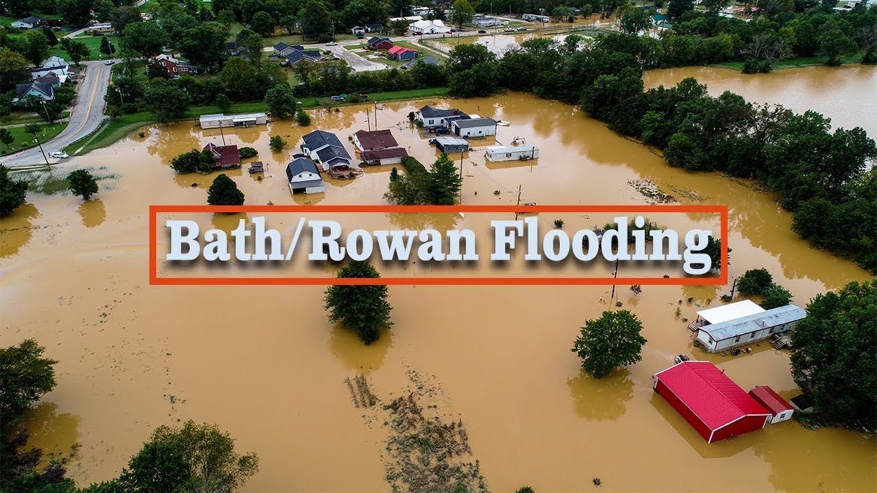 Bath/Rowan County Flooding Drone Video
